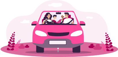 Pink car